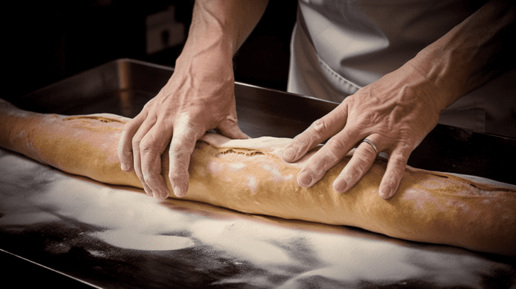 délicieuse baguette faite maison